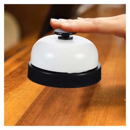 6PCS Front Desk Bell Black Call for Hotels, Hospitals