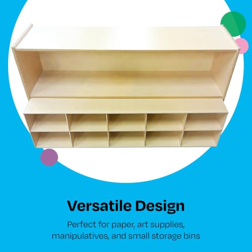 ABC Company Cubby Inserts, Natural Wood Tone, 10 Cubby Inserts