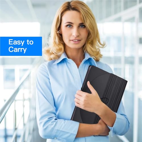 24 Pockets Expanding File Folder with Cover Accordian Organizer A4 Size Document for Home Office School for Office