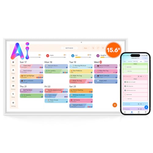【Pro Ver.】Teclast 15.6" Digital Calendar Family Wall Planner Smart Calendar
