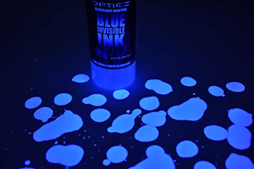 Opticz UV Blacklight Reactive Invisible Blue Ink Hand Stamping Document Marking Security Kit (Pro Kit)