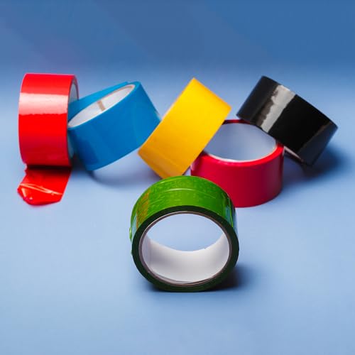 PSBM Green Packing Tape, 36 Rolls 2 Mil 1.88 Inch 110 Yards Per Roll, Heavy Duty Colored Tape for Color Coding, Packaging, Shipping, Moving & Sealing