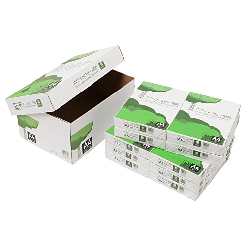APP High White Copy Paper, A4, 93% Whiteness, 0.09 mm Thickness, 5,000 Sheets (500 Sheets x 10 Books), PEFC Certified