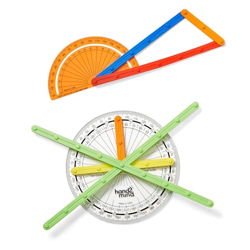 hand2mind AngLegs Classroom Set with 30 Protractors