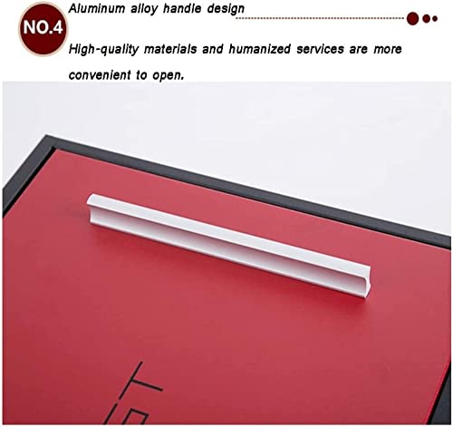 JYDQM Suggestion Box Donation and Ballot Box Letterbox Wall Mounted Outdoor Postbox Mailbox with Cover - Slim Line & Lockable Anthracite Post Boxes (Color : B)