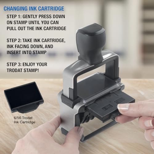 Trodat Professional 5558 Self-Inking 8 Band Number Stamp – 5mm, Black Ink