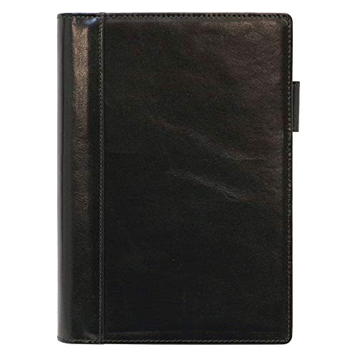 Franklin Planner Rustras Leather Binder, Compact Size, 0.8 inches (20 mm), Deep Green 64614