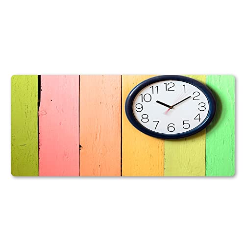 Rainbow Wall Clock Mouse Pad Mouse Mat Game Team Rubber Pc Game Computer Keyboard Game Mats to Gamer 900x400x4mm (800 x 400 x 3mm)