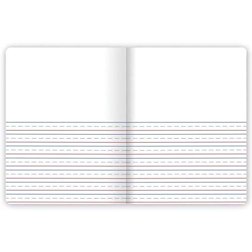 Mead Primary Journal Creative Story Tablet Composition Notebook, 7.5" x 9.75", Grades K-2, 100 Sheets, 12 Pack, Assorted Colors (610052-ECM)