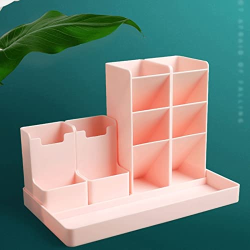 Drawer Organizers Premium Pencil Holder for Desk Cute Stationery Home Office School Craft Art Supply Box Organizer Storage (Color : Light Green) (Milk White)