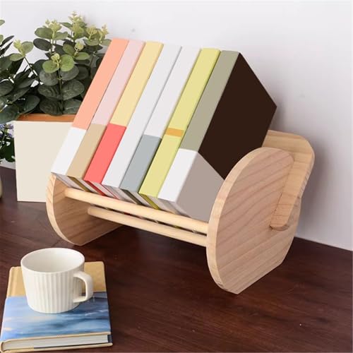 Bookcase Storage Rack Nordic Creativity Wooden Small Sofa Bookshelf Tabletop Inclined Organizer Rack Book Shelf