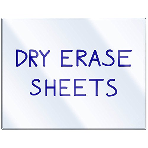StoreSMART - Dry Erase Clear Adhesive Sheets - 10-Pack - DE1175-10