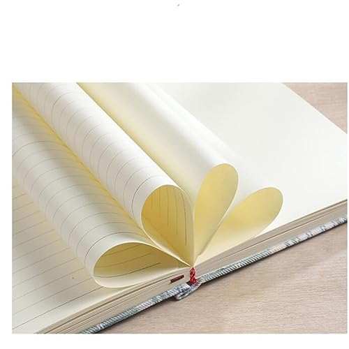 ASWRTYJO A6 Student Notebook Cloth Plaid Cover Handbook Set Of 5