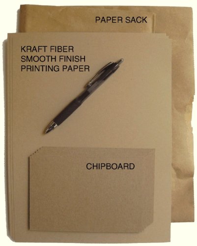 150 Brown Kraft Fiber 80# Cover Paper Sheets - 11" X 14" (11X14 Inches) Scrapbook|Picture-Frame Size - Rich Earthy Color with Natural Fibers - 80lb/Pound Cardstock - Smooth Finish