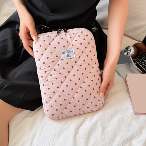 Polka Dot Padded Computer Sleeve 13/14 Inch