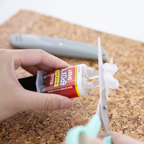 BAZIC 0.2 Oz / 5.6g Quick Setting Epoxy Glue w/Syringe Applicator (Case of 24)