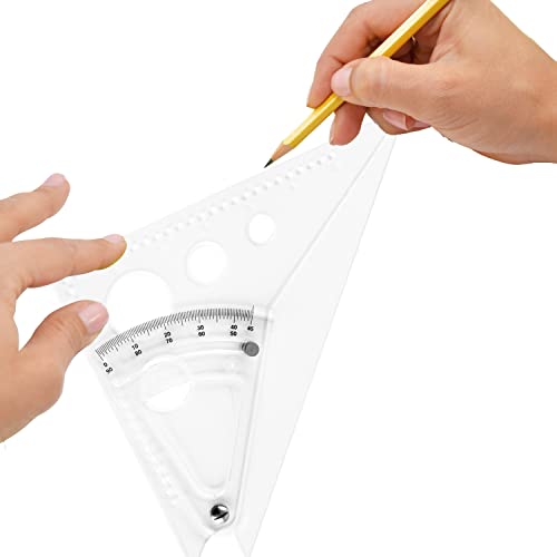 Westcott Adjustable Triangle Scale Set, Easy to Read Markings, for Crafting, Classroom, Back to School, School Supplies, 8-Inch, 10-Pack