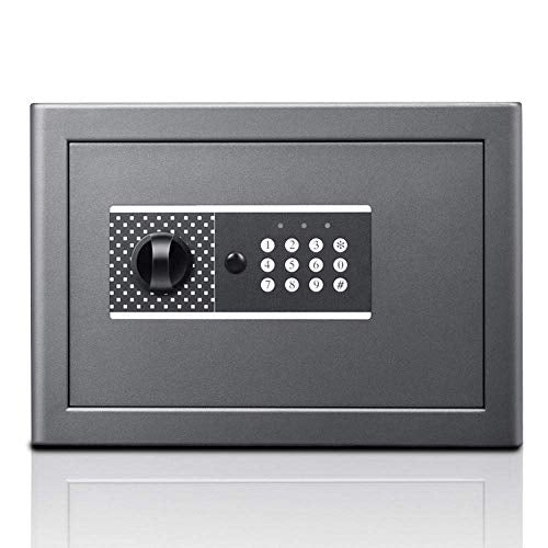ntumLeap Safe Steel Safe Home Office Hotel Cash Box Cash Storage Includes Emergency Keys Electronic Digital Solid Steel Safe Box with Digital Keypad for Storing Valuables,