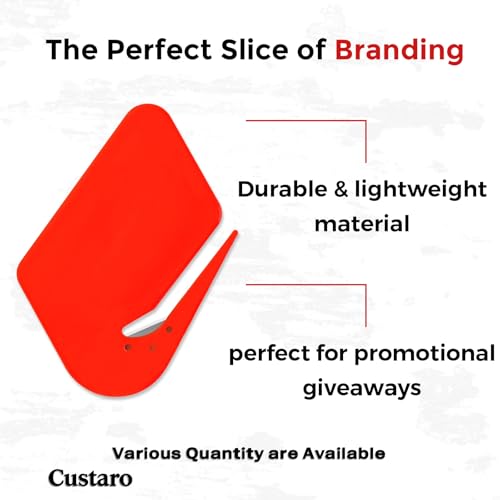 Bulk Custom Plastic Letter Openers with Logo and Text