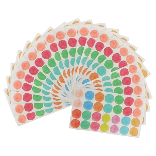 Hole Reinforcement Stickers 100 Sheets Loose-Leaf Paper Hole Repair Protection Sticker Repair Punch Reinforcement Sticker Label Hole Reinforcement Stickers(Style 2)