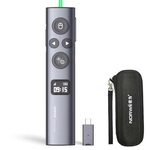 Norwii N95s Presentation Remote, Slide Clicker for PowerPoint Presentations