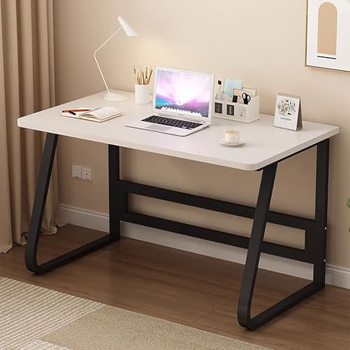ntumLeap White Computer Desk for Small Spaces Simple Easy Assembly Home Office Desk Perfect for Bedroom Office Or Study,A-60 * 60cm/24 * 24in