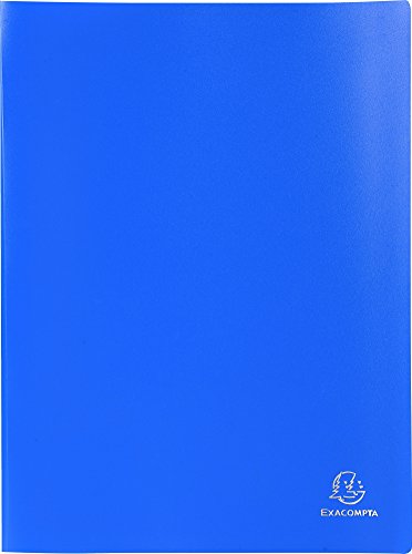 Exacompta Soft PP Welded Display Book, A4, 80 Pockets - Assorted Colours, Pack of 8