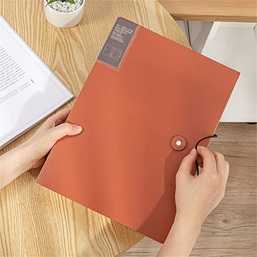 Folder A4 Multi-Category Office Business Multi-Function Thickened File Box Folder Storage Folder (Color : A Size