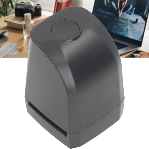 8MP Film Scanner, Fixed Color Negative Scanner, Support Image Preview, Playback and Editing Functions, One-Way Scanning, for Color and Monochrome Slides