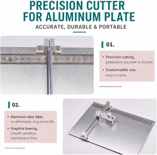 XIVUIFOI Lab Glass Cutting Table for Conductive Substrates Ito Fto Azo Quartz Wafer. Quick assembly and adjustments allow scoring small samples (35x25cm/13.8x9.8in)