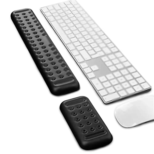 Keyboard Wrist Rest PU Ergonomic Memory Foam Hand Palm Support for Computer Typing