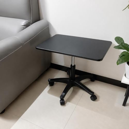 RIXNOMA Round Meeting Table with Wood Base, Modern Wooden Office Table for Conference Rooms and Small Office Spaces