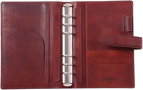 Franklin Planner Tea Leaves Binder Compact Size 86007 Brown