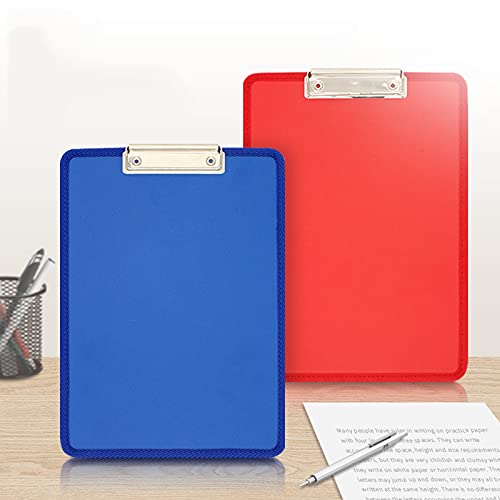 3UOOWWFA 10 Pack Plastic Clipboards Multicolor Binder with Retractable Hooks File Organizer Multifunctional Office Meeting Writing Boaed Clipboard (Color : A) (G)