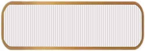 Stylish Golden Glass Partition Screen - 60x120cm (23.62x47.24in) Room Divider for Dining Areas & Home Office, Semi-Private Workstation Separator for Restaurants & Offices