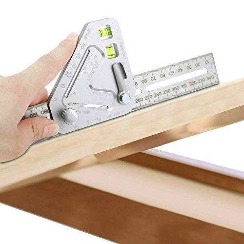 TEOYETTSF Multi-Function Angle Ruler Measuring Tool Dropship Protractor Carpenter Tools Practical Roof Revolutionizing Carpentry Utensil