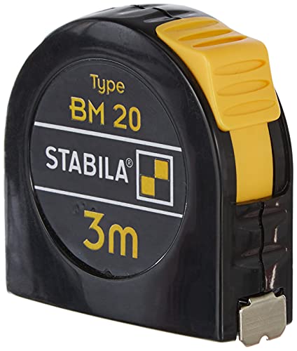Stabila Measuring Tools 16445 BM 20 Pocket Tape Measure 3 M