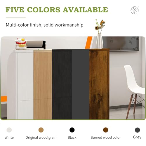 UxxStore Reception Desk with Drawer Storage Lockers, Front Desk Reception Counter Table, Modern Checkout Counter for Store, Reception Room Tables for Salon, Hotel, Cafe-Easy Assembly