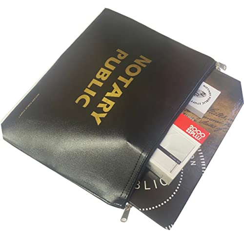 Deluxe Notary Combination-Notary Accessories Bag with Lock, Journal Thumbprint Pad and Your Notary Stamp (Choose Your State under Style) (Colorado)
