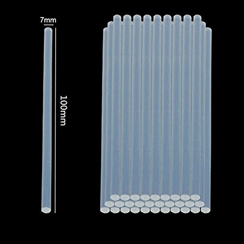 ZTBH Hot Melt Glue Sticks 140 Pcs 7 X 100mm Clear Hot Melt Glue Sticks, for Hot-Glue Gun Glue Craft, 20 Pcs A & 120 Pcs B Melt Glue Stick