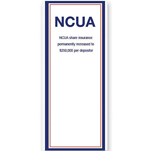 NCUA Brochure - Folded 4-Panel brochure Pack of 100 Updated