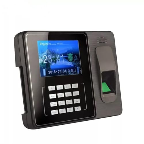 A9 Time Attendance Machine for Employees with Fingerprint, Password & Card Verification, TCP/IP Network, USB Data Download