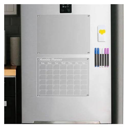 Magnetic Calendar Fridge Dry Erase Board Planner Schedule Board