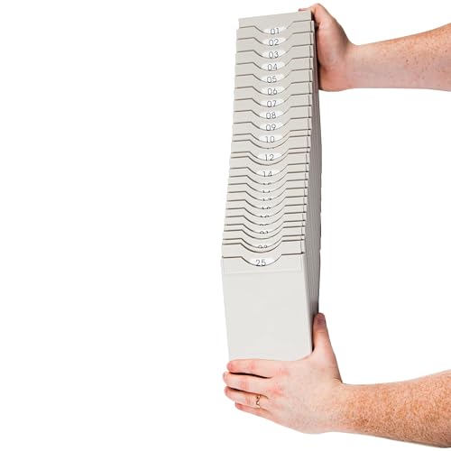 Pyramid Time Card Rack,Light Gray,34 1/2in H 400-X - 1 Each