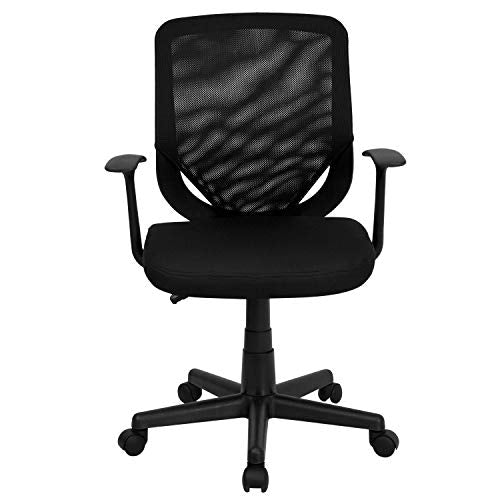 Flash Furniture Mid-Back Mesh Office Chair, Black