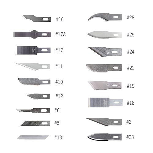 Excel Blades Super Deluxe Precision Craft Knife Bulk Set – Hobby Knife Set with 46 Sharp Blades, Precision Cutting Tools, and Craft Knife – Made in the USA