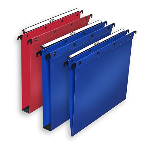 Elba, A4 Suspension Files, Polypropylene, 30 mm Base, Blue, Folders 10
