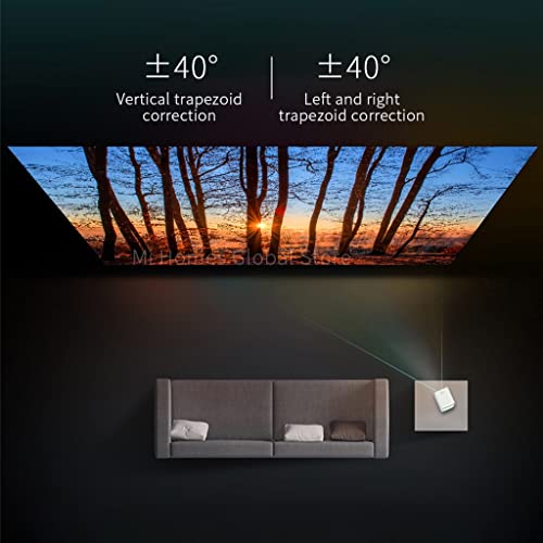T2 Max Projector 1080p Mini Led Portable Full Projector 4k 1920*1080p Keystone Correction for Home ( Color : D ) (D )