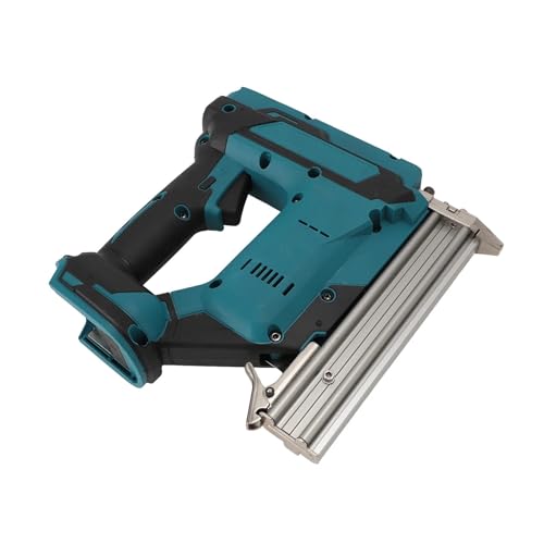 Oil-Free Pneumatic Staple Gun Heavy-Duty Stapler Lithium Battery Powered Nail Gun Cordless Nailer Depth Adjustment Impact Drive Automatic Stapler for BL1850 18V