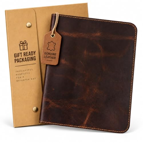 TheAntiq A5 Leather Journal Refillable Large Moleskine Notebook Planner Cover with Pen Loop | Leather Handmade Notebook A5 Cover Large Leather Journal for Professionals